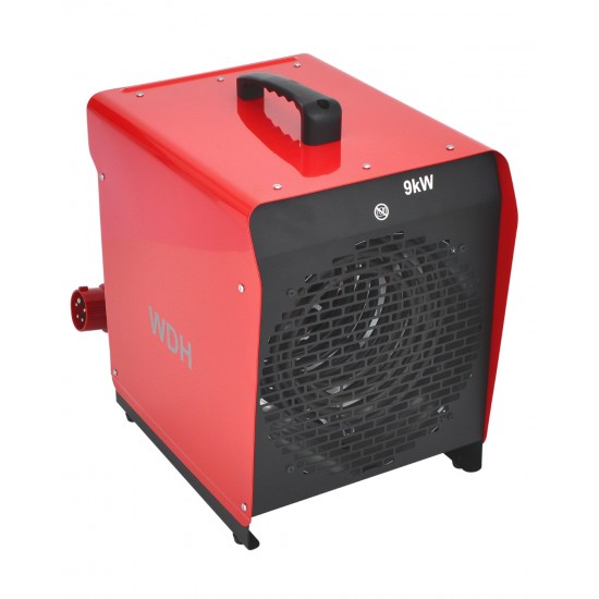 WDH BGP09 9 kW elektromos hősugárzó, fűtőventilátor 