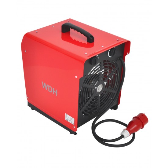 WDH BGP09 9 kW elektromos hősugárzó, fűtőventilátor 