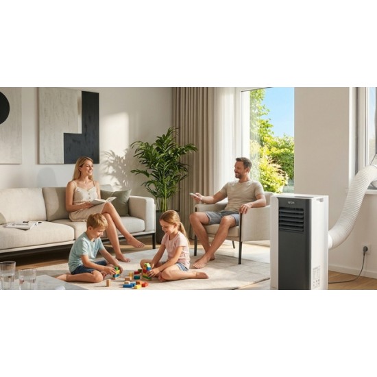 WDH-AC016 mobilklíma - 2,6 kW - 9000 BTU/h hűtés