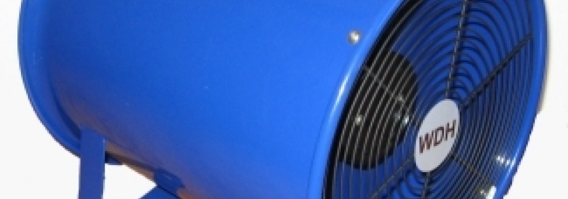 Az axiális ventilátor jelentése: falszárítás ipari berendezéssel