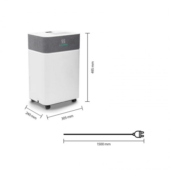 Trotec TTK 55E Páramentesítő - wifi vezérléssel  31 m2-ig - 16l/nap